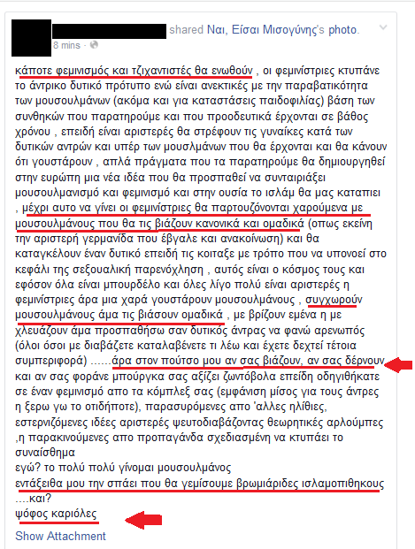 φεμινιστριες και τζιχαντιστές